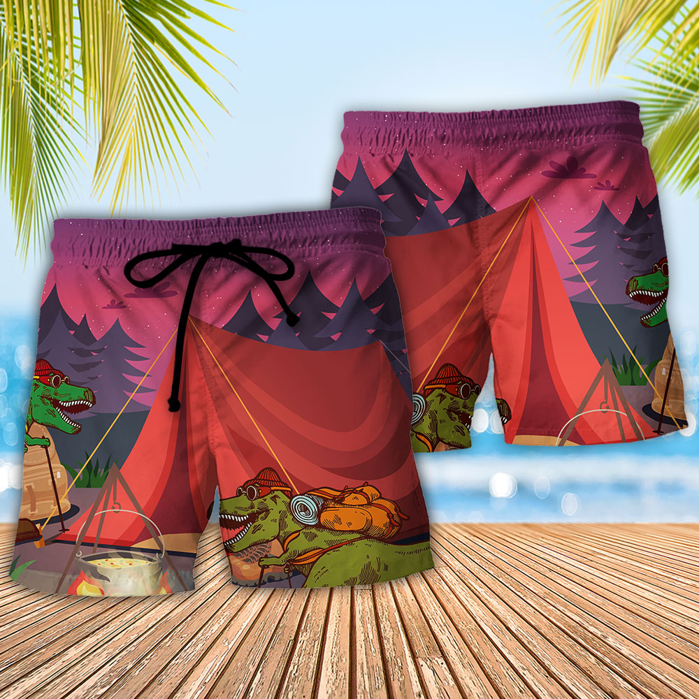 Camping Some People Wait Their Whole Lives To Meet Their Camping Buddy I Married Mine - Beach Short Reefox