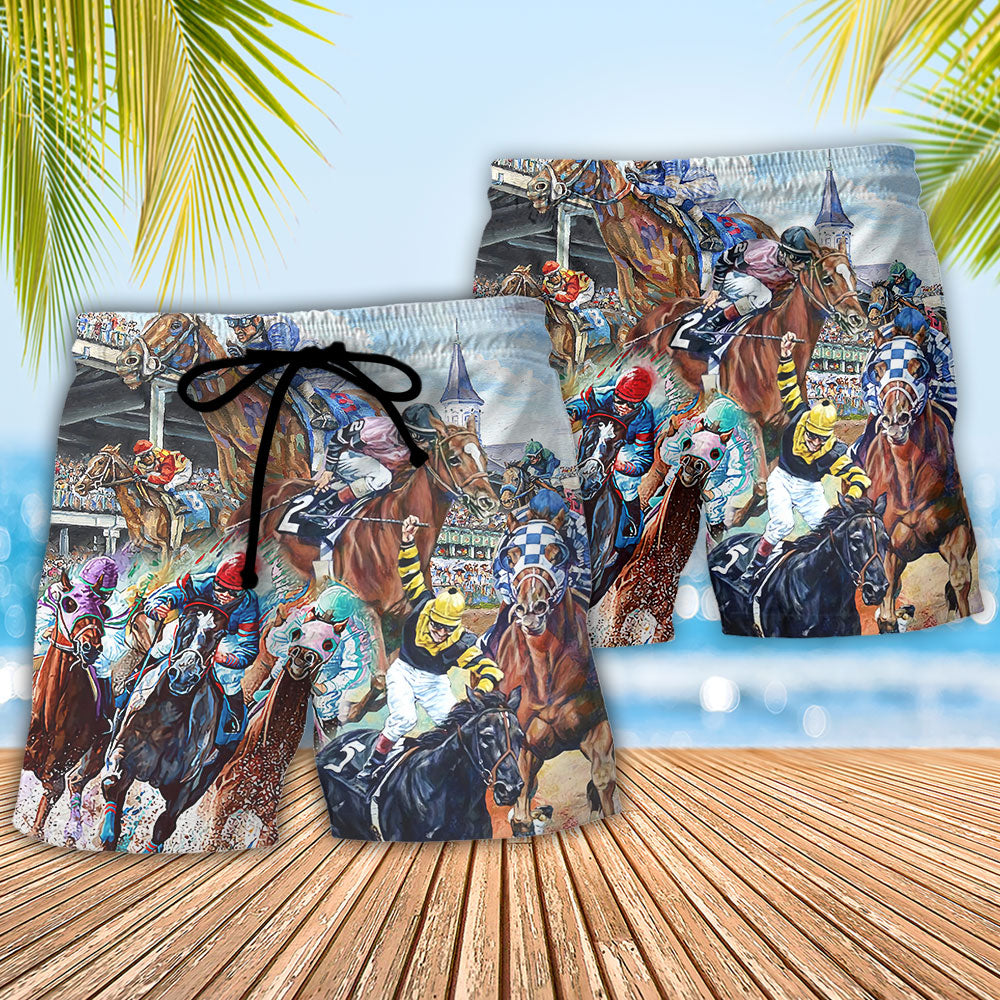 Horseback Riding Buy Me A Horse Then We Can Talk - Beach Short Reefox