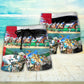 Horse UAE Flag Horse Racing Amazing Seat Lover Art - Beach Short Reefox - Owls Matrix LTD