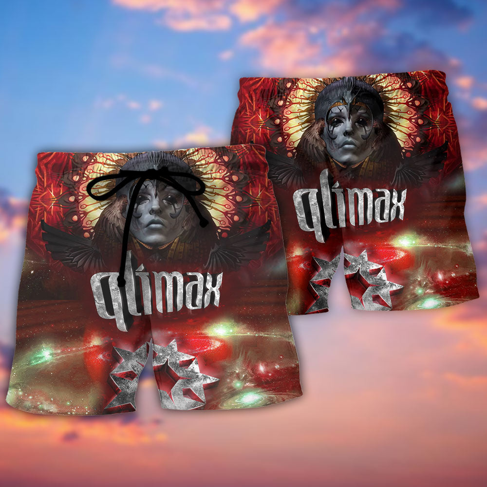 Qlimax Music Festival Event Music Lover Fantasy Art - Beach Short Reefox - Owls Matrix LTD