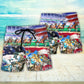 Horse USA Flag Horse Racing Amazing Seat Lover Art Style - Beach Short Reefox - Owls Matrix LTD