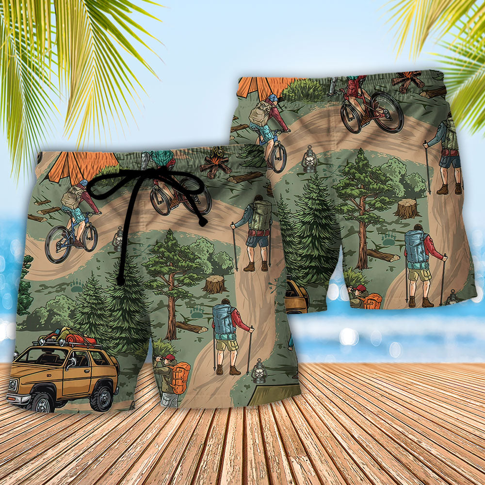 Camping If I'm Drunk It's My Camping Friends Fault - Beach Short Reefox