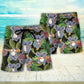 Koala Daily Life Funny Tropical Funny Art - Beach Short Reefox - Owls Matrix LTD