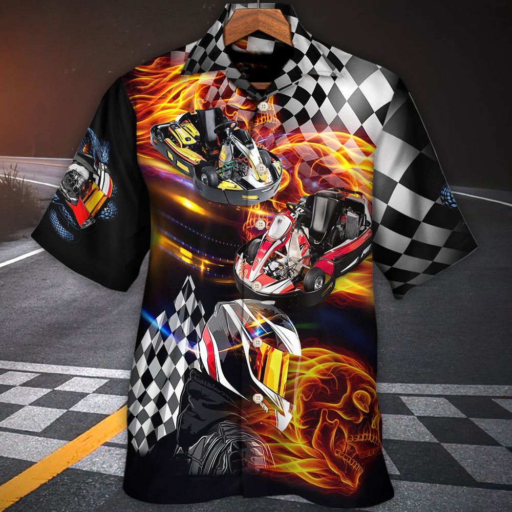 Kart Racing Let's Racing Now - Hawaiian Shirt - Reefox