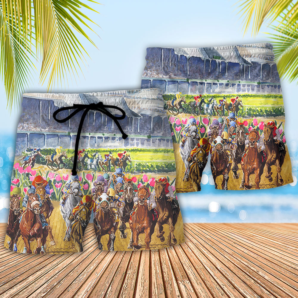 Horseback Riding All I Care About Is My Horse And May Be 3 People - Beach Short Reefox