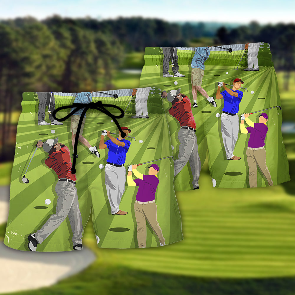 Golf It Takes A Lot Of Balls To Golf Like I Do Funny Quotes Lover Golf - Beach Short Reefox