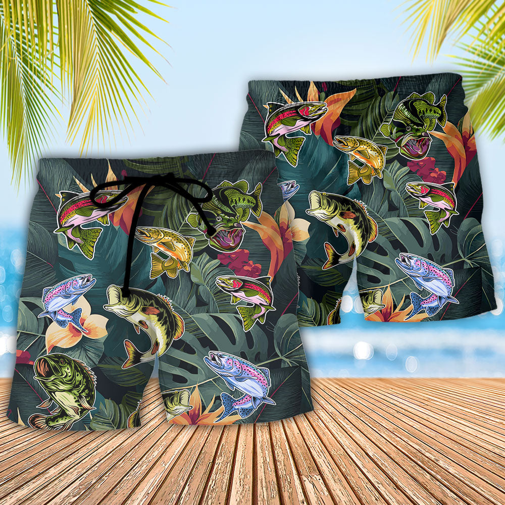 Fishing If I've Gone Missing I've Gone Fishing - Beach Short Reefox