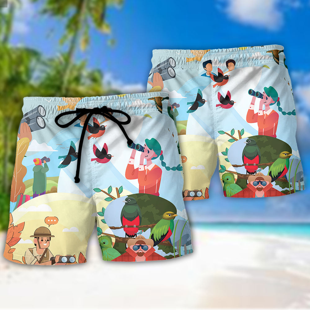 Bird Watching Introverted But Willing To Discuss Bird Watching - Beach Short Reefox