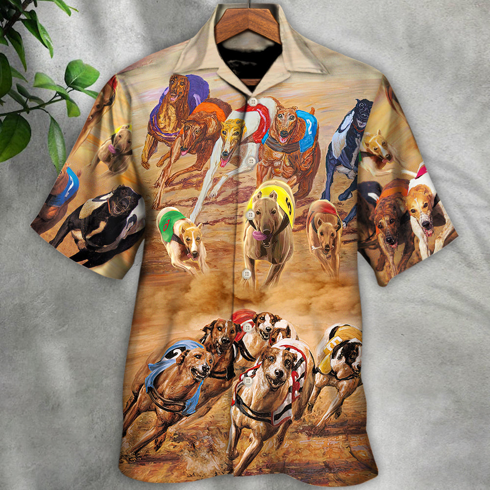 Dog Racing Is Matter Of Fact Dead Greyhound - Hawaiian Shirt - Reefox