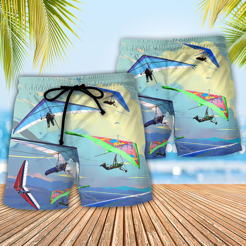 Hang Gliding Don't Be Jealous Just Because You Can't Skydive Like Me - Beach Short Reefox
