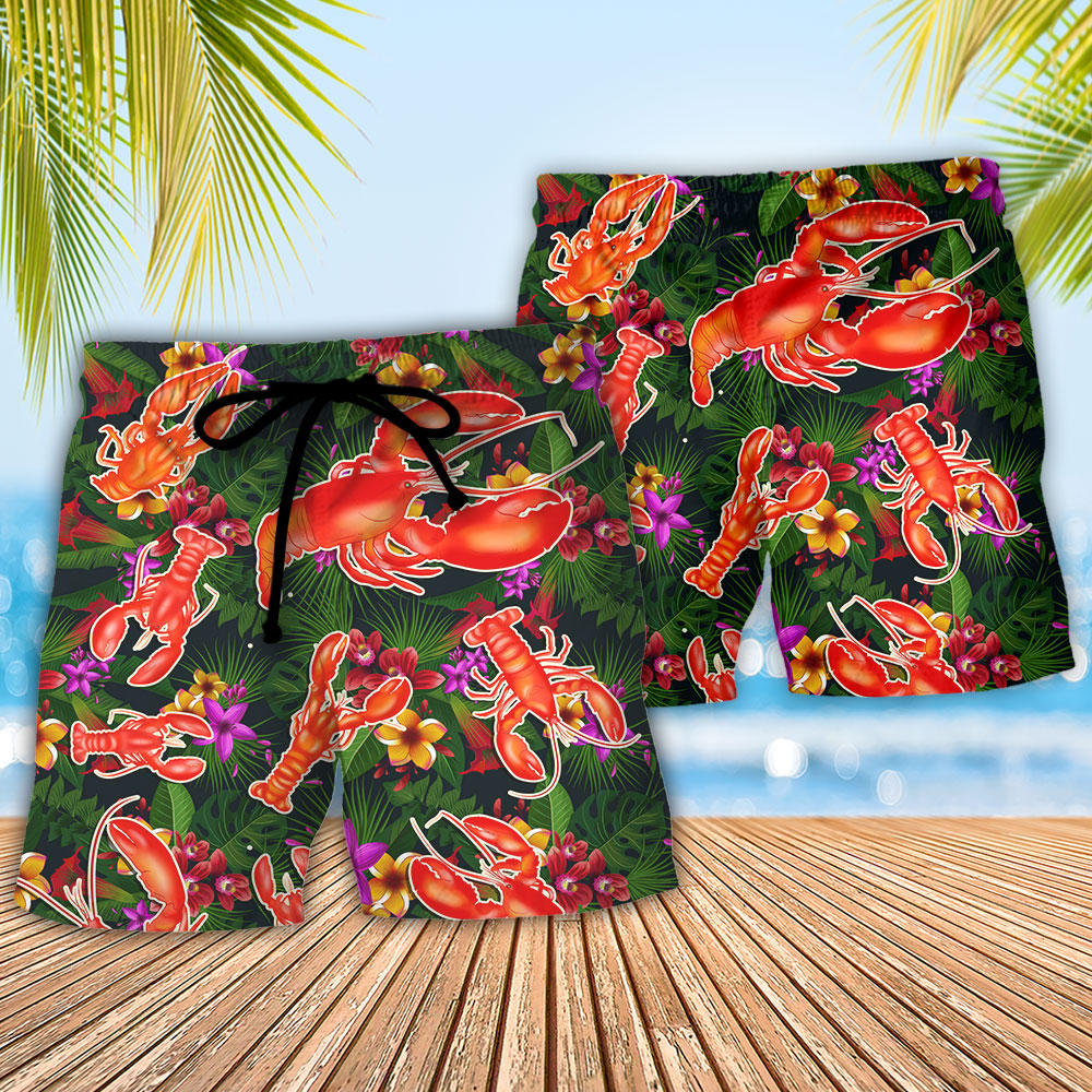 Lobster You're My Lobster Friends Tropical Vibe Amazing Style - Beach Short Reefox