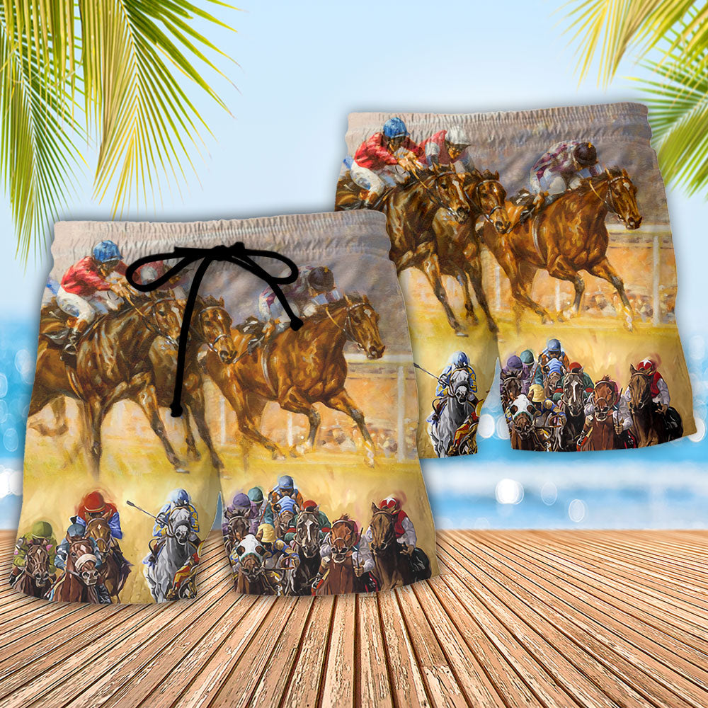 Horse Riding Don't Be Jealous Just Because You Can't Ride A Horse Like Me - Beach Short Reefox