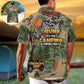 Camping If I'm Drunk It's My Camping Friends Fault - Hawaiian Shirt
