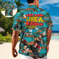 Waterskiing Ski Dad Just Like Regular Dad But Much Cooler Lover Waterski - Hawaiian Shirt