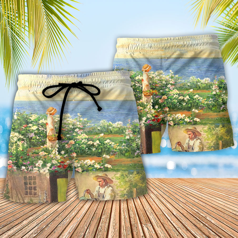 Gardening Old Sorrry I Have Plants This Weekend - Beach Short Reefox