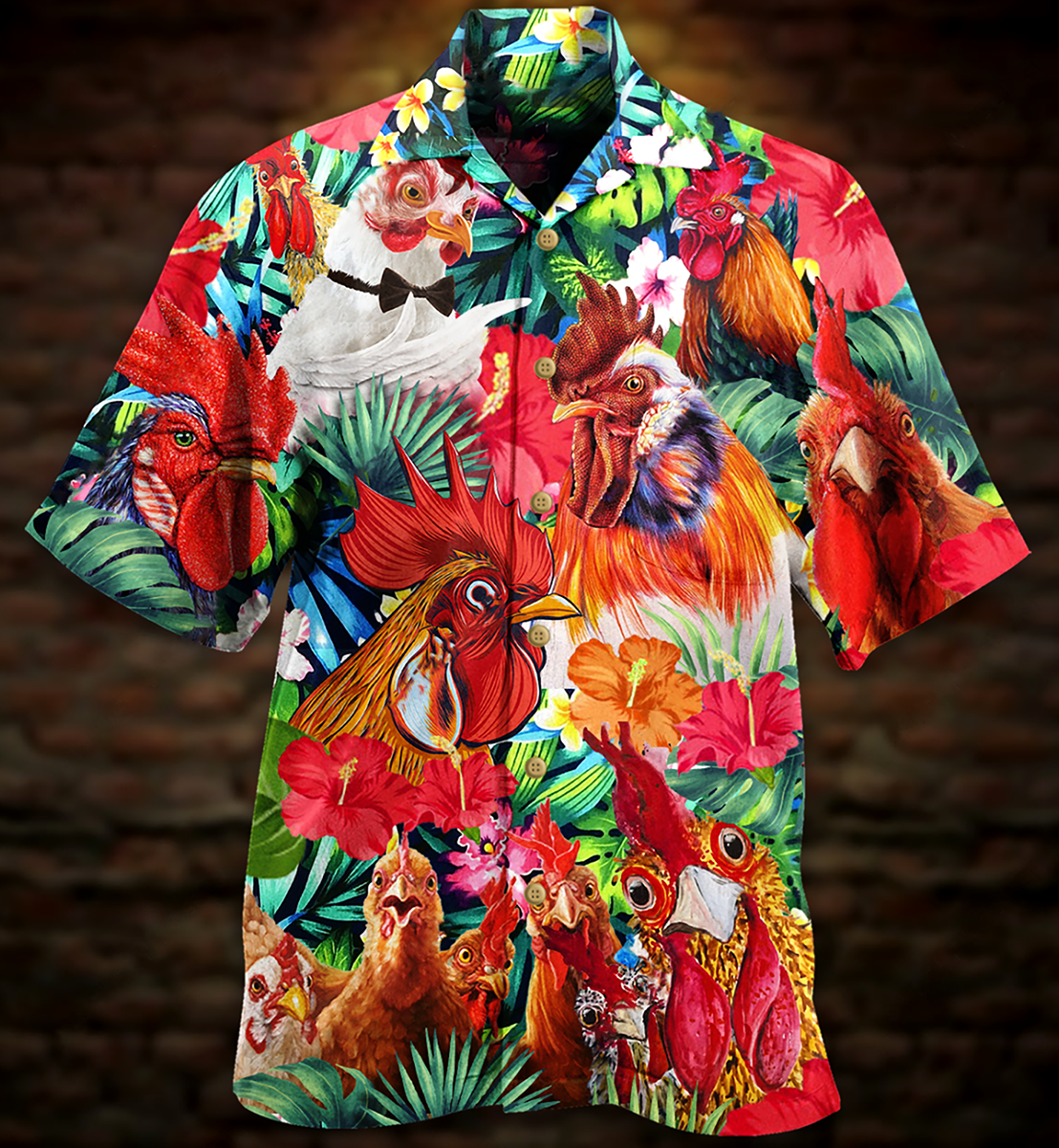 Chicken Love Farm Wonder - Hawaiian Shirt - Reefox