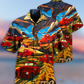 Car Love Red Mountain - Hawaiian Shirt - Reefox