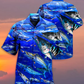 Fishing Love Blue Ocean - Hawaiian Shirt - Reefox