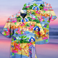 Flamingo Love Beach - Hawaiian Shirt - Reefox