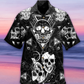 Skull Love Black - Hawaiian Shirt - Reefox
