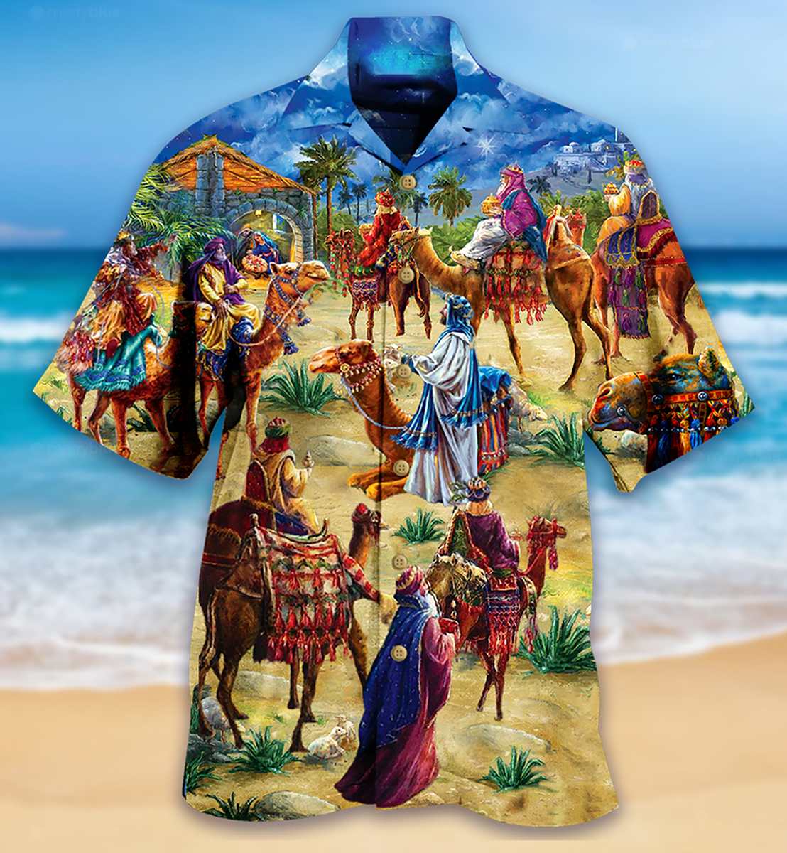 Camel Love It In Sand - Hawaiian Shirt - Reefox