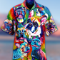 Pitbull Love Color Painting - Hawaiian Shirt - Reefox