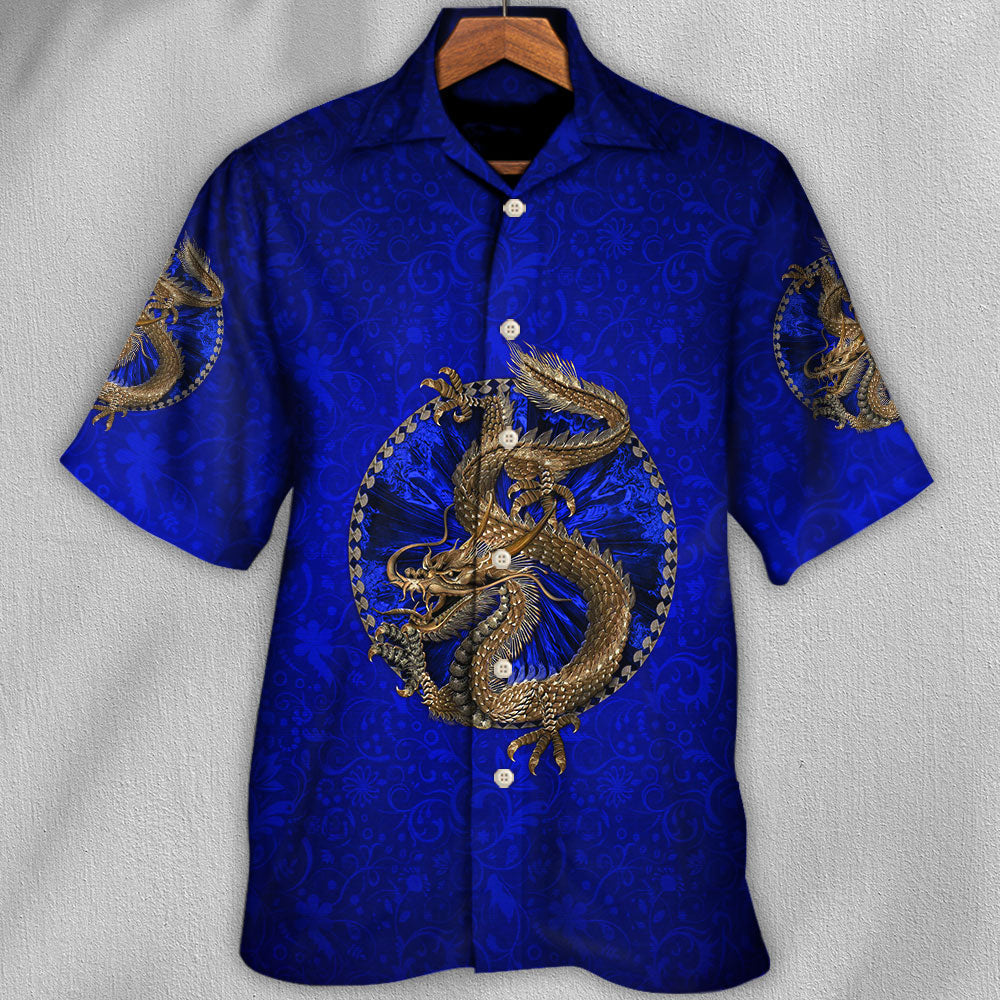 Dragon Navy Color Amazing - Hawaiian Shirt - Reefox