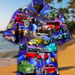Car Green Red To Dream Stunning Style - Hawaiian Shirt - Reefox