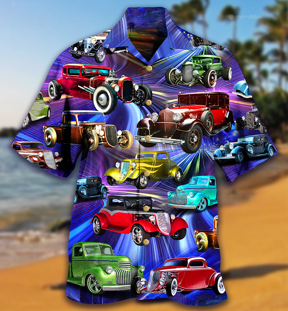 Car Green Red To Dream Stunning Style - Hawaiian Shirt - Reefox