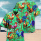 Chicken Love Green Farm Lover - Hawaiian Shirt - Reefox
