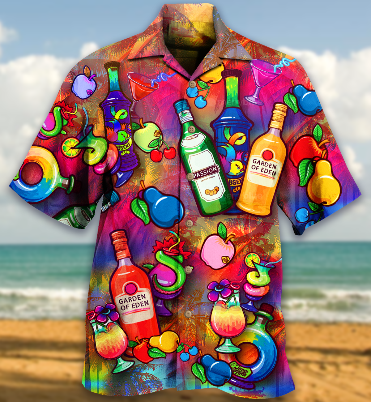 Wine Fruit Love It - Hawaiian Shirt - Reefox