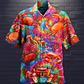 Crab Red Love It Forever - Hawaiian Shirt - Reefox