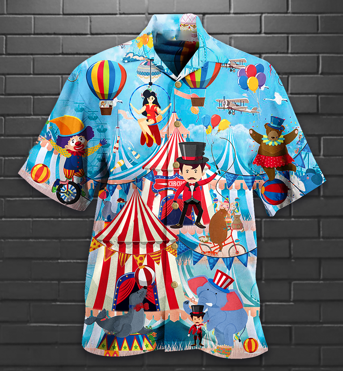 Circus Love Animals Very Much - Hawaiian Shirt - Reefox