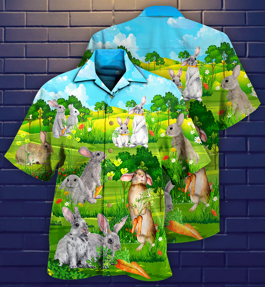 Rabbit Animals Love Carrot Limited Edition - Hawaiian Shirt - Reefox