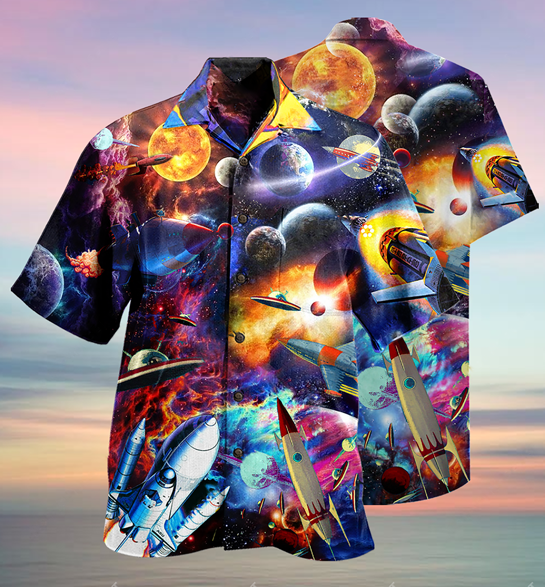 Galaxy War And Peace - Hawaiian Shirt - Reefox