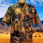 Cowboy Skull America Vintage Style - Hawaiian Shirt - Reefox
