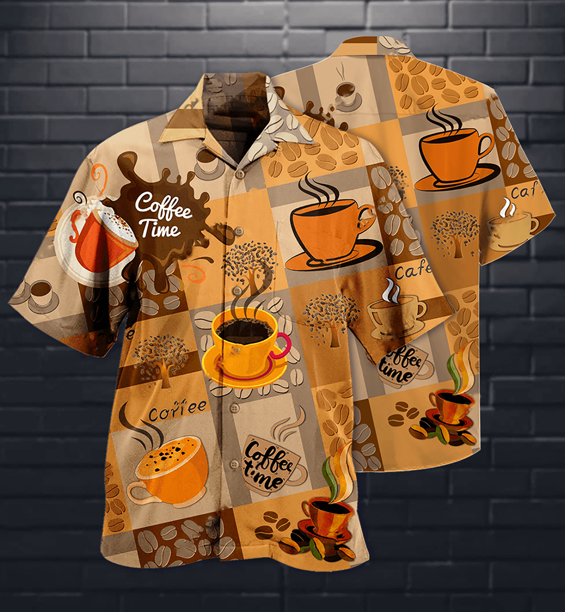 Coffee Time - Hawaiian Shirt - Reefox