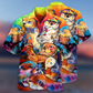 Otter Lovely Cute Animals - Hawaiian Shirt - Reefox