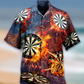 Darts Love It Fire - Hawaiian Shirt - Reefox