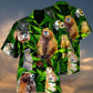 Ferret Animals LoveLy Dovely Leaves - Hawaiian Shirt - Reefox