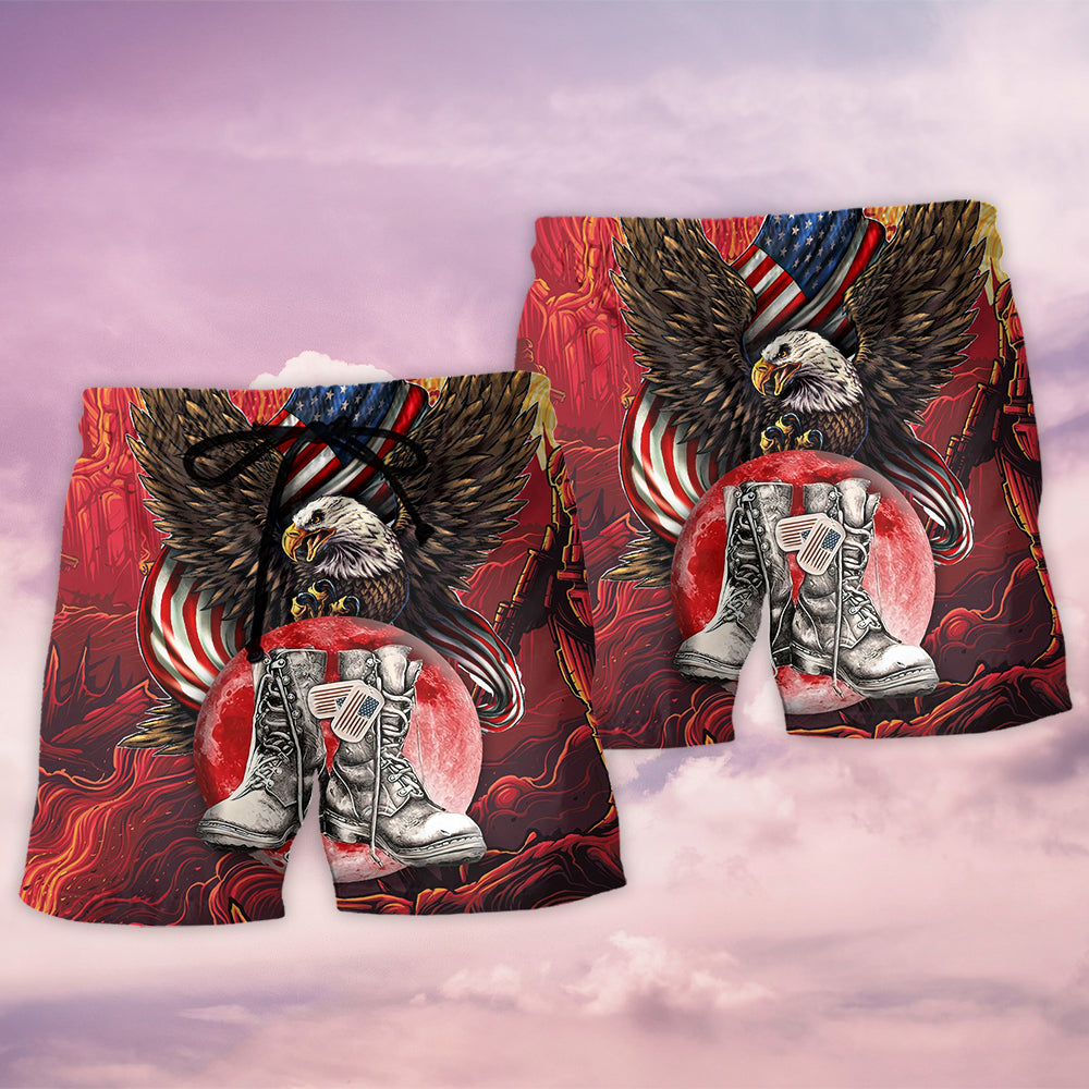 Veteran Boots Never Underestimate - Beach Short Reefox - Owls Matrix LTD