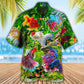 Fish Aquarium Fish And Algae In A Freshwater Aquarium - Hawaiian Shirt - Reefox
