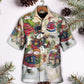 Christmas Couple Snowman Lover Winter Xmas - Hawaiian Shirt - Reefox