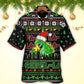 Christmas Godzila Falalalala Xmas - Hawaiian Shirt - Reefox