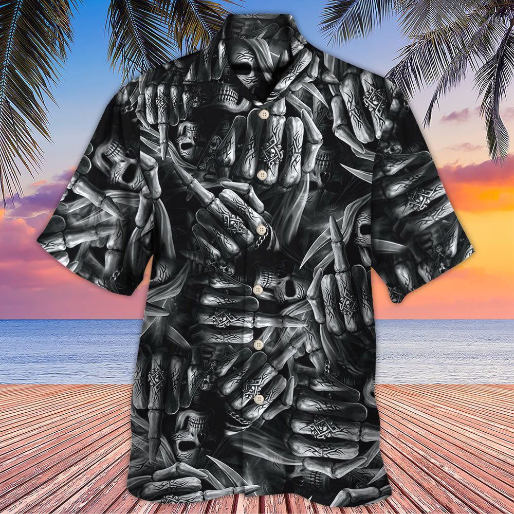 Skull Life Is The Whisper Of The Death - Hawaiian Shirt - Reefox