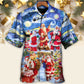 Christmas Santa Snow Night Merry Xmas - Hawaiian Shirt - Reefox