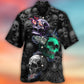 Skull Dark Colorful Burning - Hawaiian Shirt - Reefox