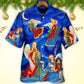 Christmas The Blessed Mother Love Christmas Light Art Style - Hawaiian Shirt - Reefox