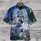 Wolf Is Not Lonely Just Alone - Hawaiian Shirt - Reefox