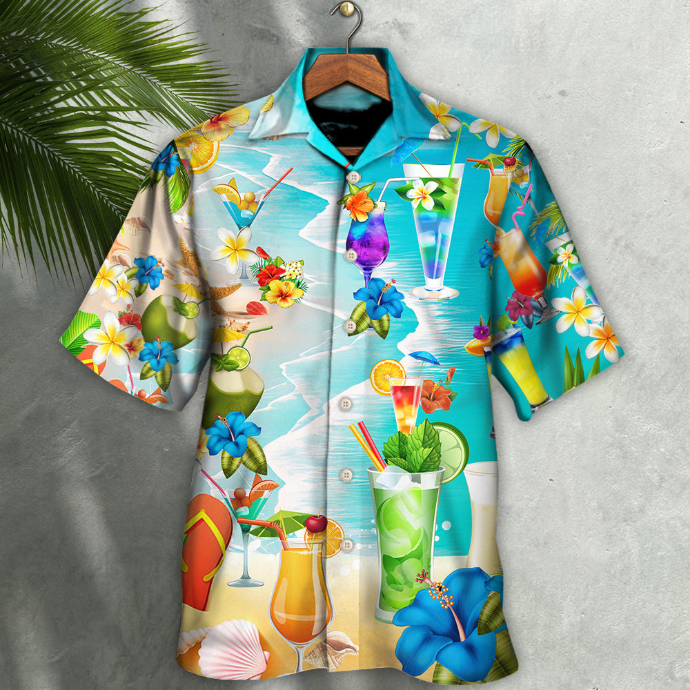 Cocktail Drink Cocktails And Say Aloha - Hawaiian Shirt - Reefox